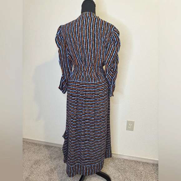 Hofmann Copenhagen Striped Dress, Laura/Blue Haze, NWT Size Large - Picture 12 of 14